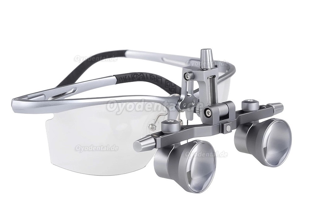 DY-118 2.5X 450 mm Dental Lupenbrille Aluminiumrahmen Einstellbarer Pupillenabstand